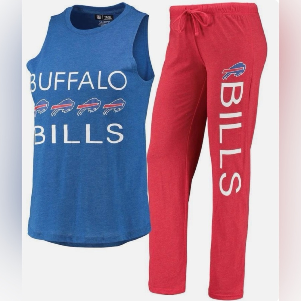 Buffalo Bills Concepts Sport Women's Muscle Tank Top & Pants Sleep Set Sz. S